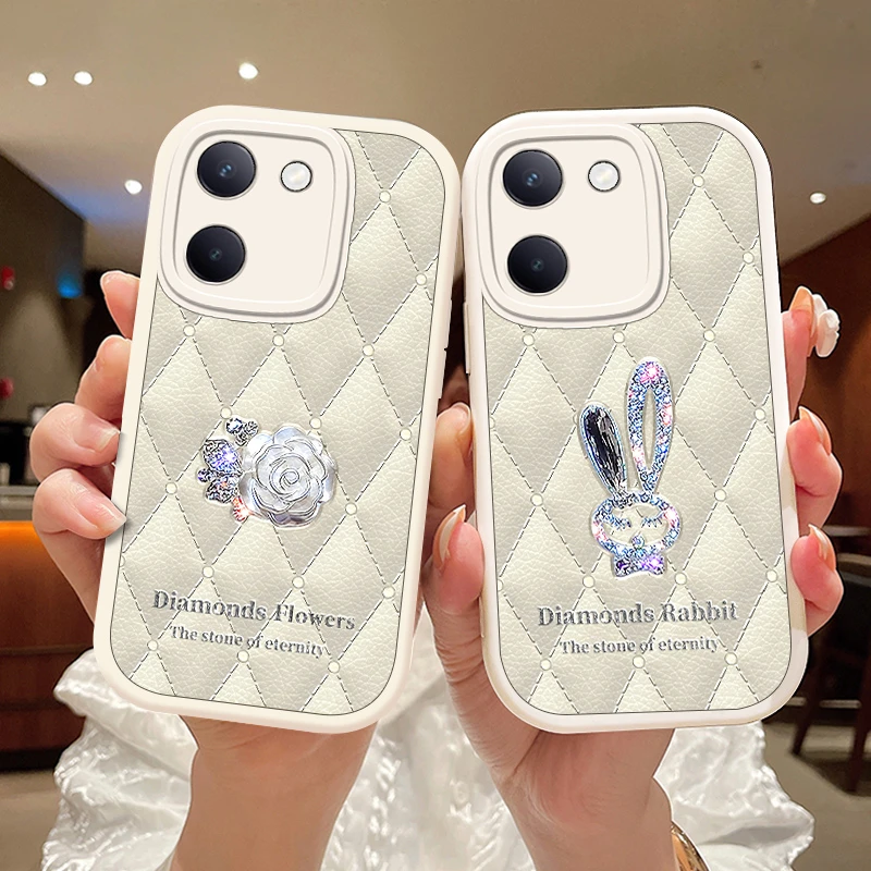 闪烁适用VIVOY100手机壳vivoy100小羊皮y100保护套全包镜头新款散