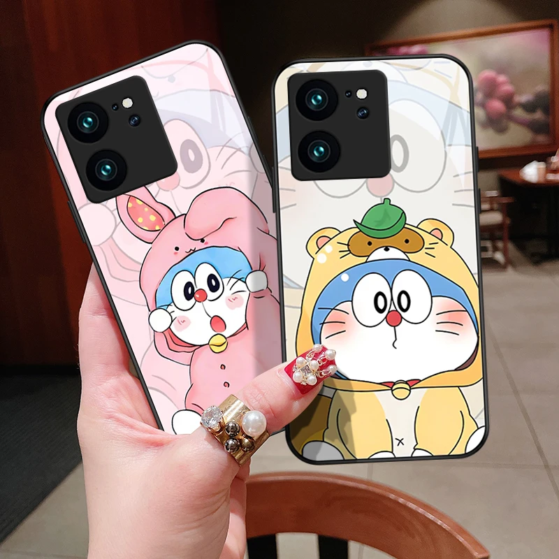 睡衣蓝胖适用红米k60至尊版手机壳Redmik60至尊版玻璃女款情侣保