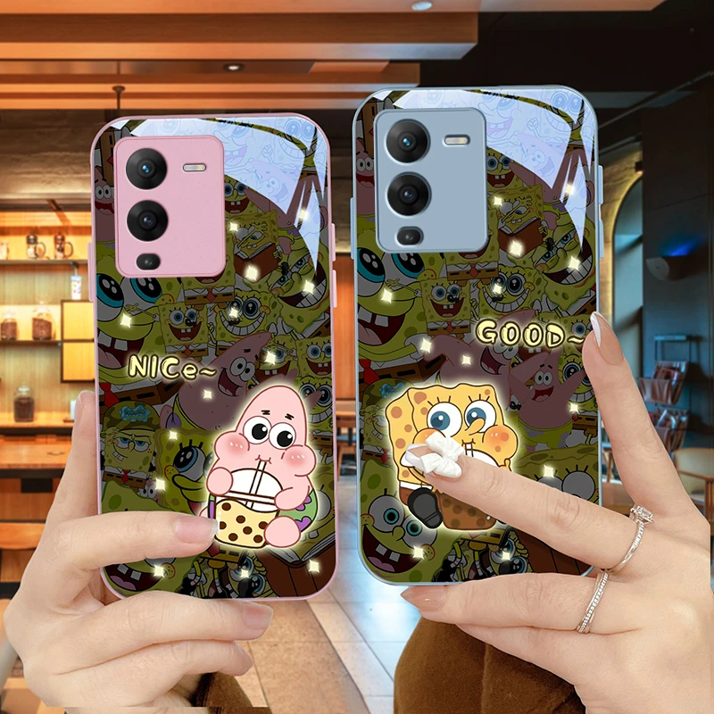 超萌宝宝适用vivos15pro手机壳S15玻璃viovs12保护套S12pro金属漆