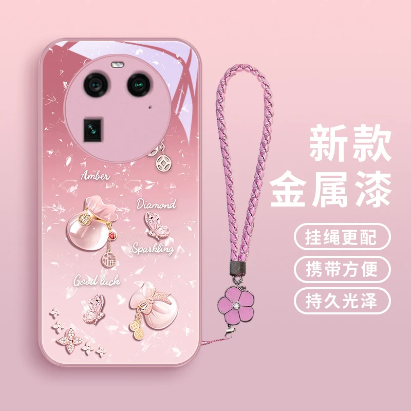 好运福袋适用oppofindx6/x6pro手机壳Findx5/x5pro情侣Findx3/x3