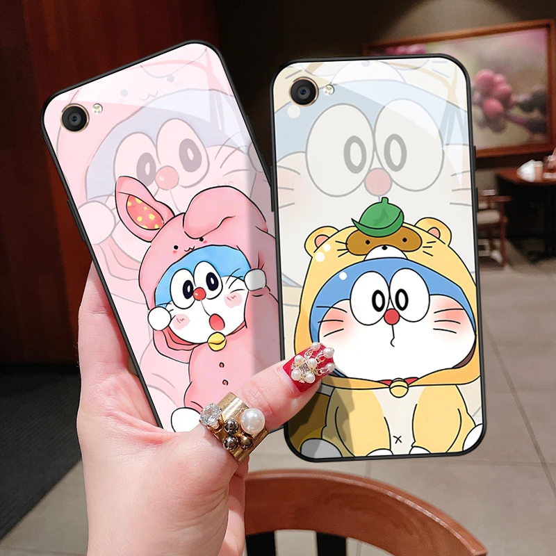 睡衣蓝胖适用vivox9s手机壳x9plus玻璃x9情侣x9splus防摔高级x7pl