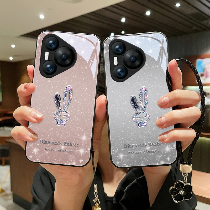 星闪小兔适用华为Pura70手机壳高级Pura70pro+玻璃Pura70Ultra女