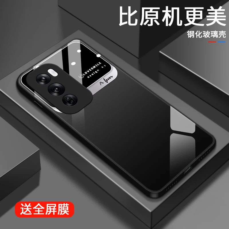 经典质感适用opporeno12手机壳Reno12pro玻璃Reno12pro+新款奢华