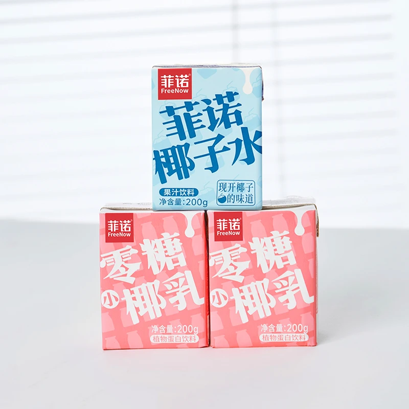 【新人购】菲诺3+3组合尝鲜装椰奶椰子水即饮植物蛋白饮料新鲜营养