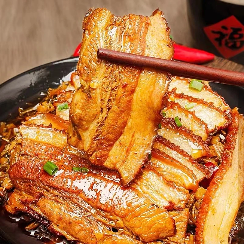 梅菜扣肉梅干菜速食方便下饭菜扣碗解冻加热即食冷冻预制菜五花肉