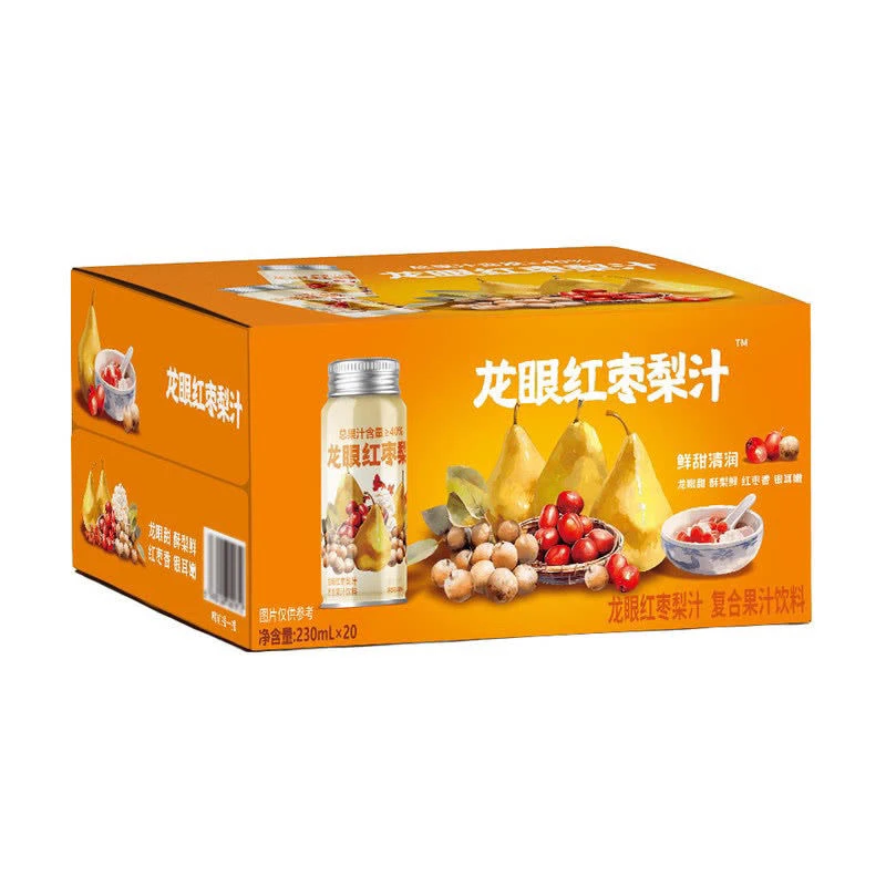 山姆龙眼红枣梨汁230ml