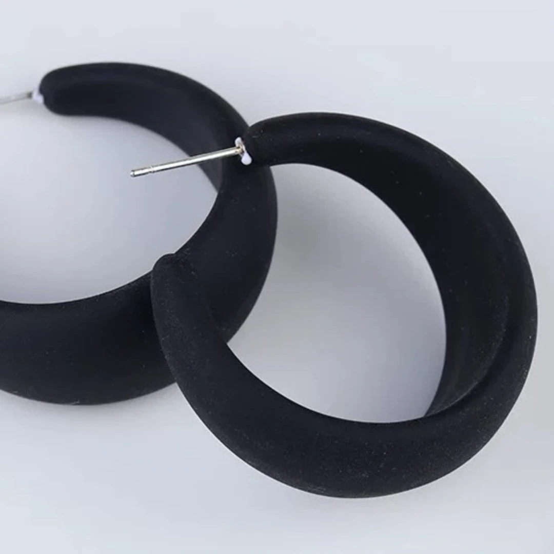 非金属亚克力耳饰 S925银针亚克力耳环时尚百搭个性