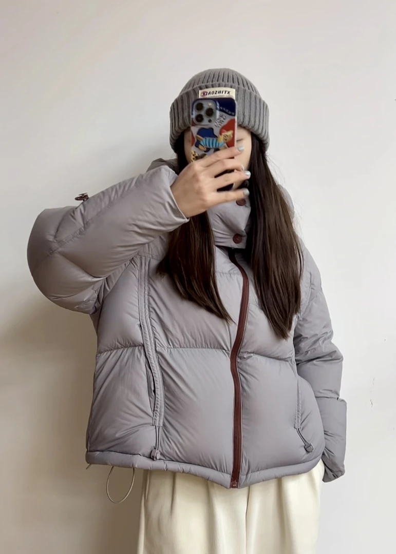 24年新款15D新国标90绒零压感云朵泡芙羽绒服
