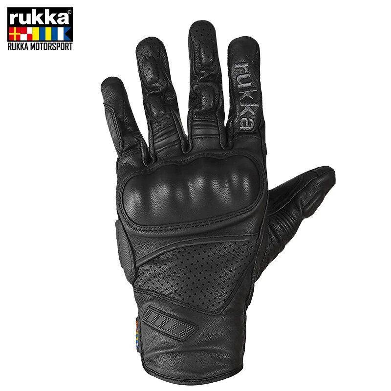 RUKKA/卢卡Hero英雄2.0摩托车骑行手套男四季透气机车复古触屏冬