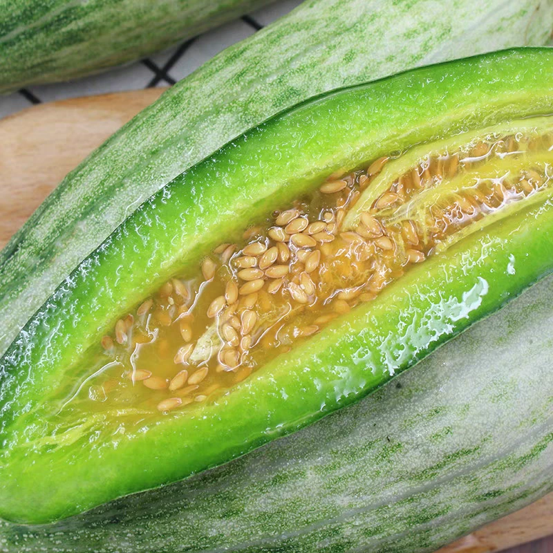 【果然好】正宗山东翡翠蜜羊角蜜甜瓜脆甜多汁新鲜水果时令水果包邮