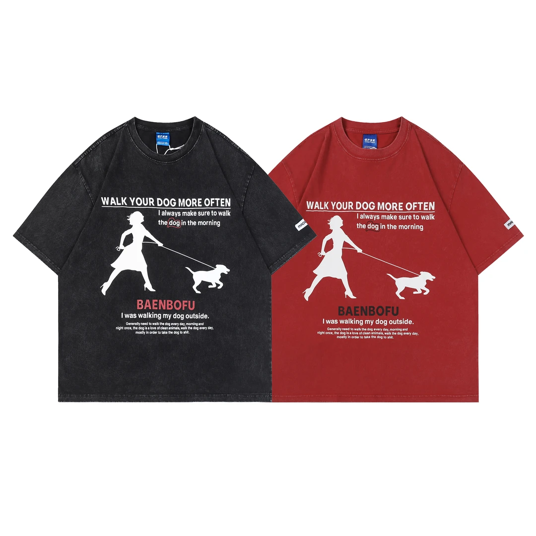 小郑潮品   11号   重磅短袖T恤宽松男女同款 3706