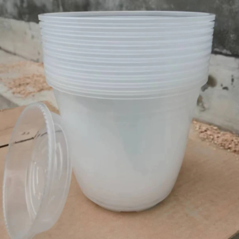 新款加厚耐用耐晒高透明无孔塑料花盆