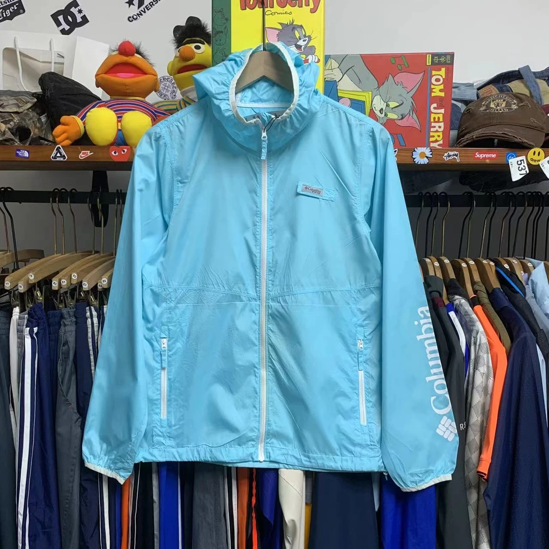 134#哥伦比亚【80-100斤 95新微瑕】vintage古着冲锋衣外套