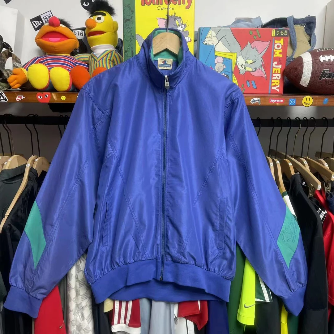 136#冠军【90-120斤 90新微瑕】vintage古着外套