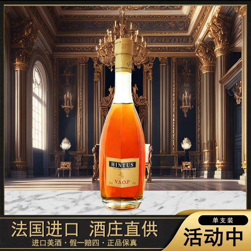 轩缔斯VSOP白兰地40%vol  500ml*单支泡沫装【9】