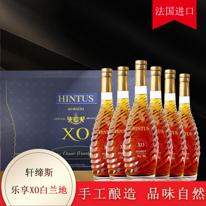 轩缔斯乐享XO白兰地40%vol 700ml 六支装【YSJ】