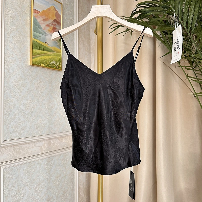 2025新中式休闲女背心打底气质时尚百搭美背设计师轻奢女士通勤