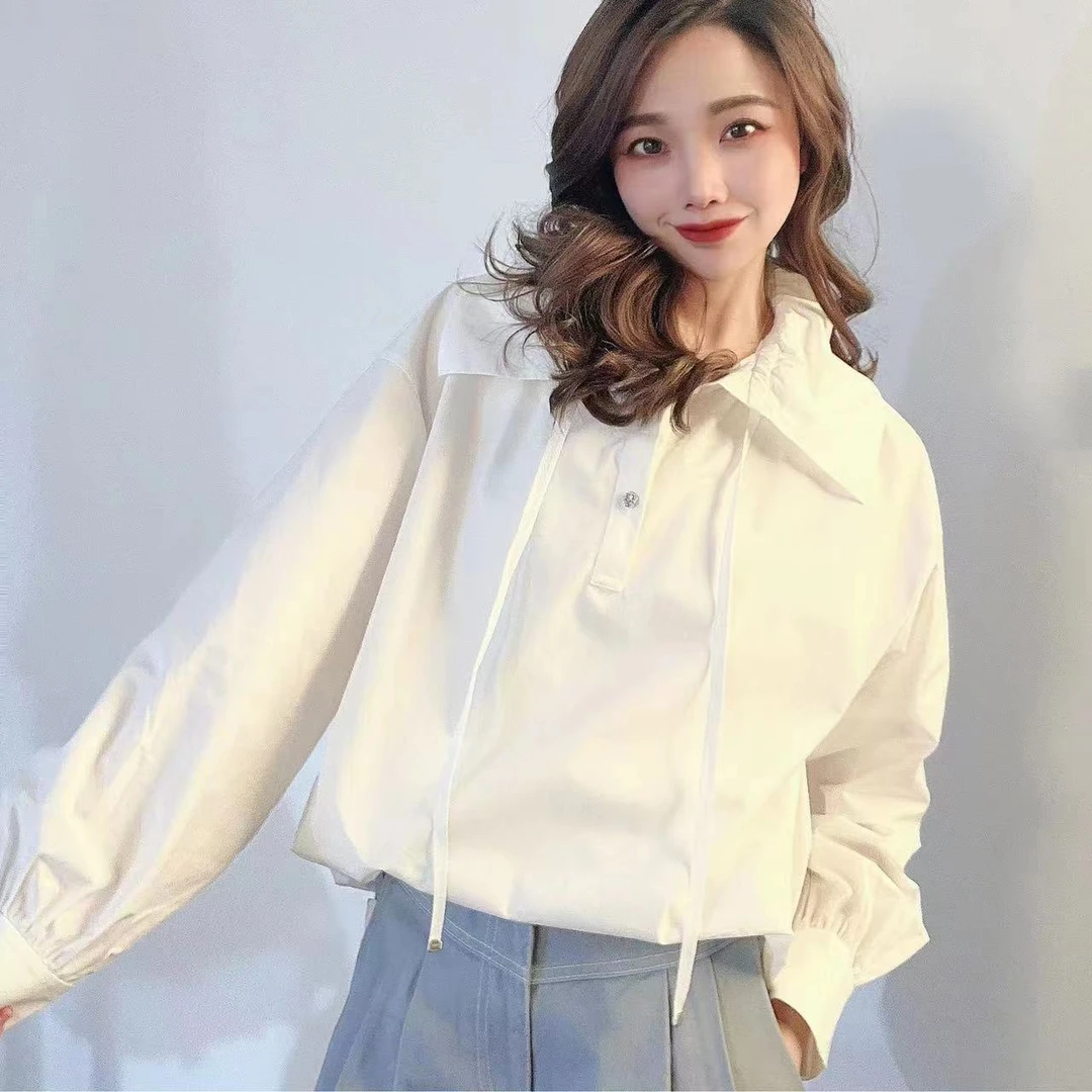 GIRDEAR/哥弟热力感春装新品时髦个性休闲百搭显瘦衬衫1300961