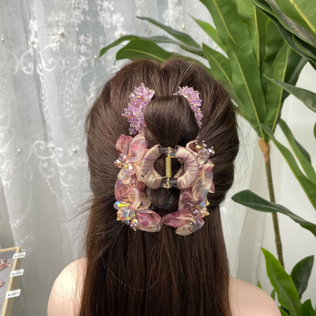 EC220抓夹13CM发饰气质超仙韩式时尚简约网红发夹发卡