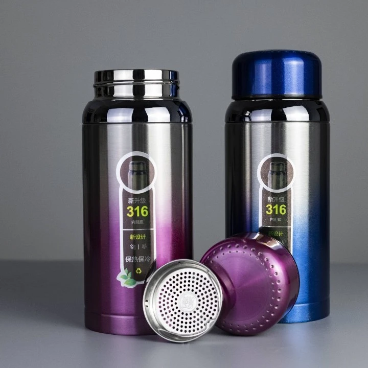 316不锈钢保温杯大容量泡茶保热壶便携旅行家用户外运动办公水杯