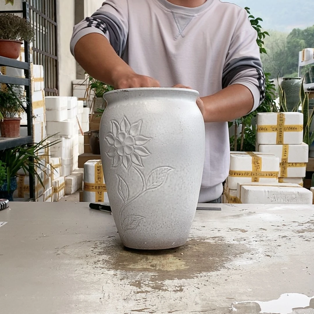 红陶20CM以下王嫂花盆1016-79