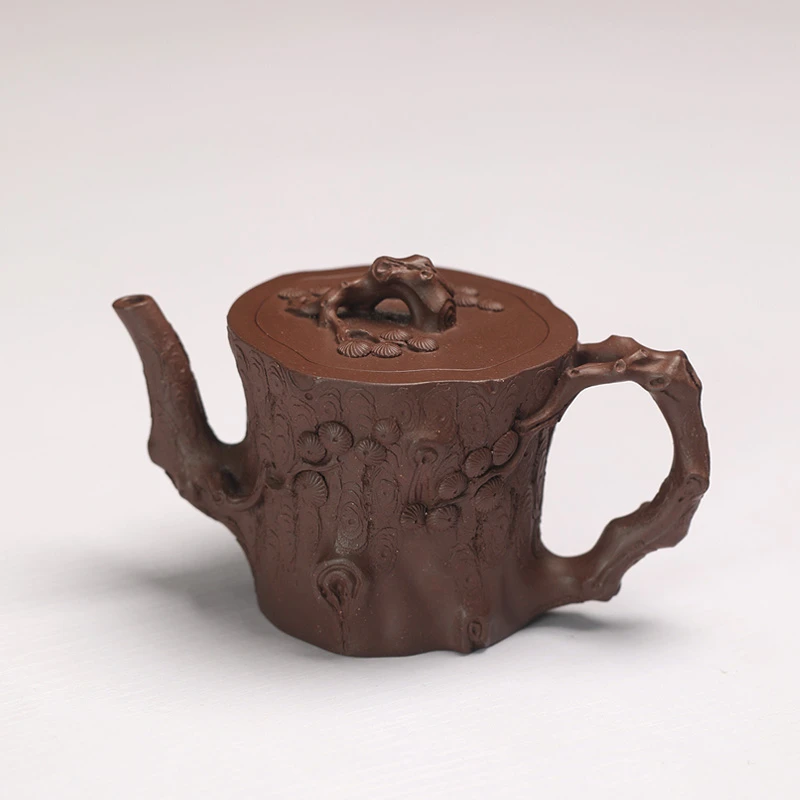 紫砂花器王泽新/高劲松/240cc/四号井底槽青/全手工制作