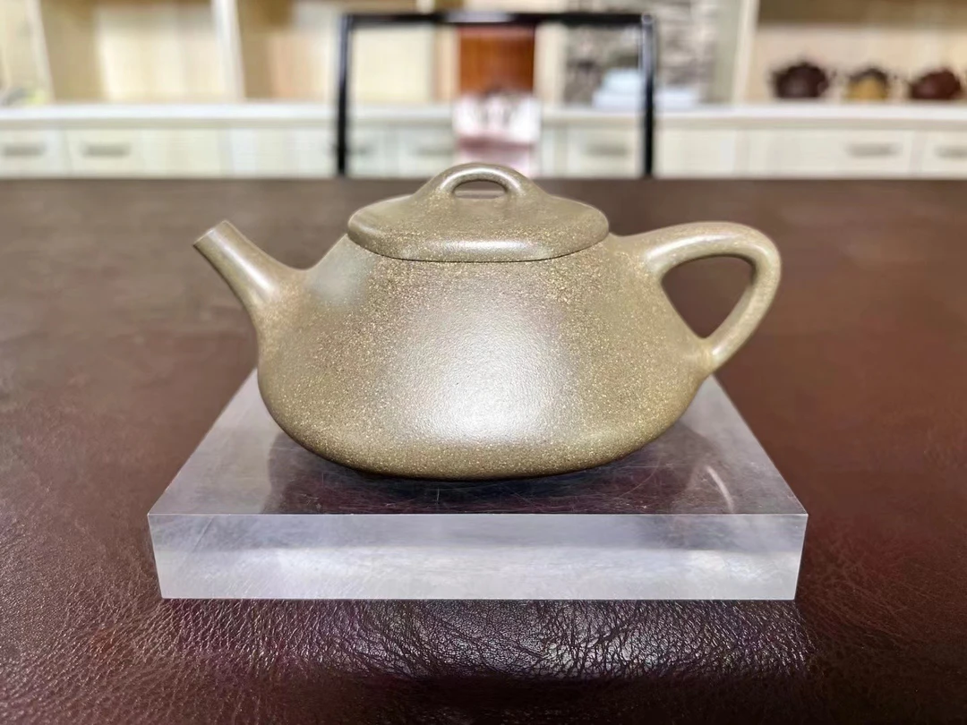 宜兴原矿紫砂 陈进 乐瓢 全手工 青段 180cc