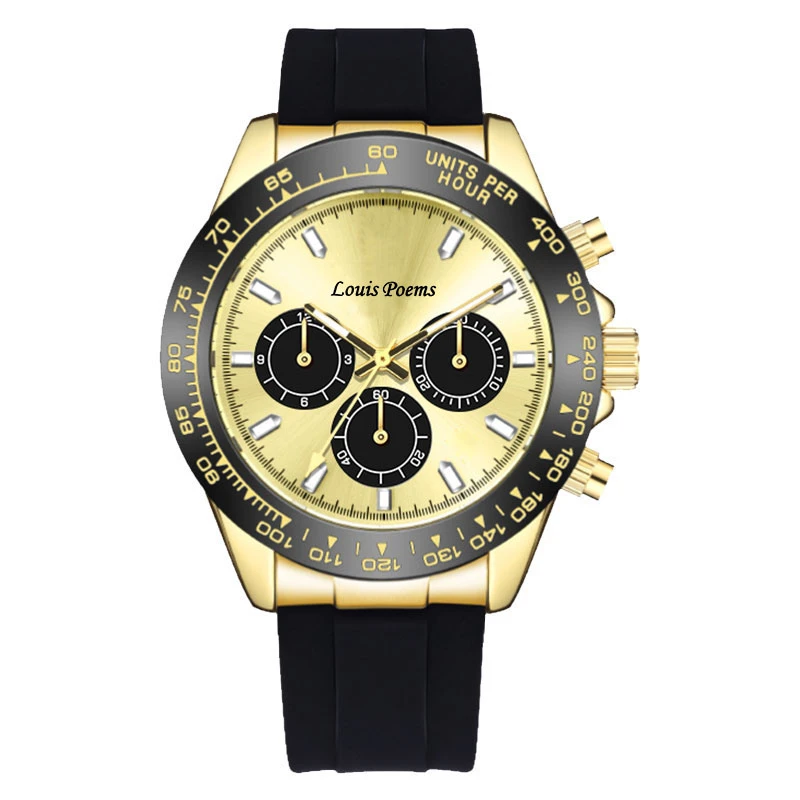 【云仓现发】金迪时尚潮流大气高端男士个性腕表-S