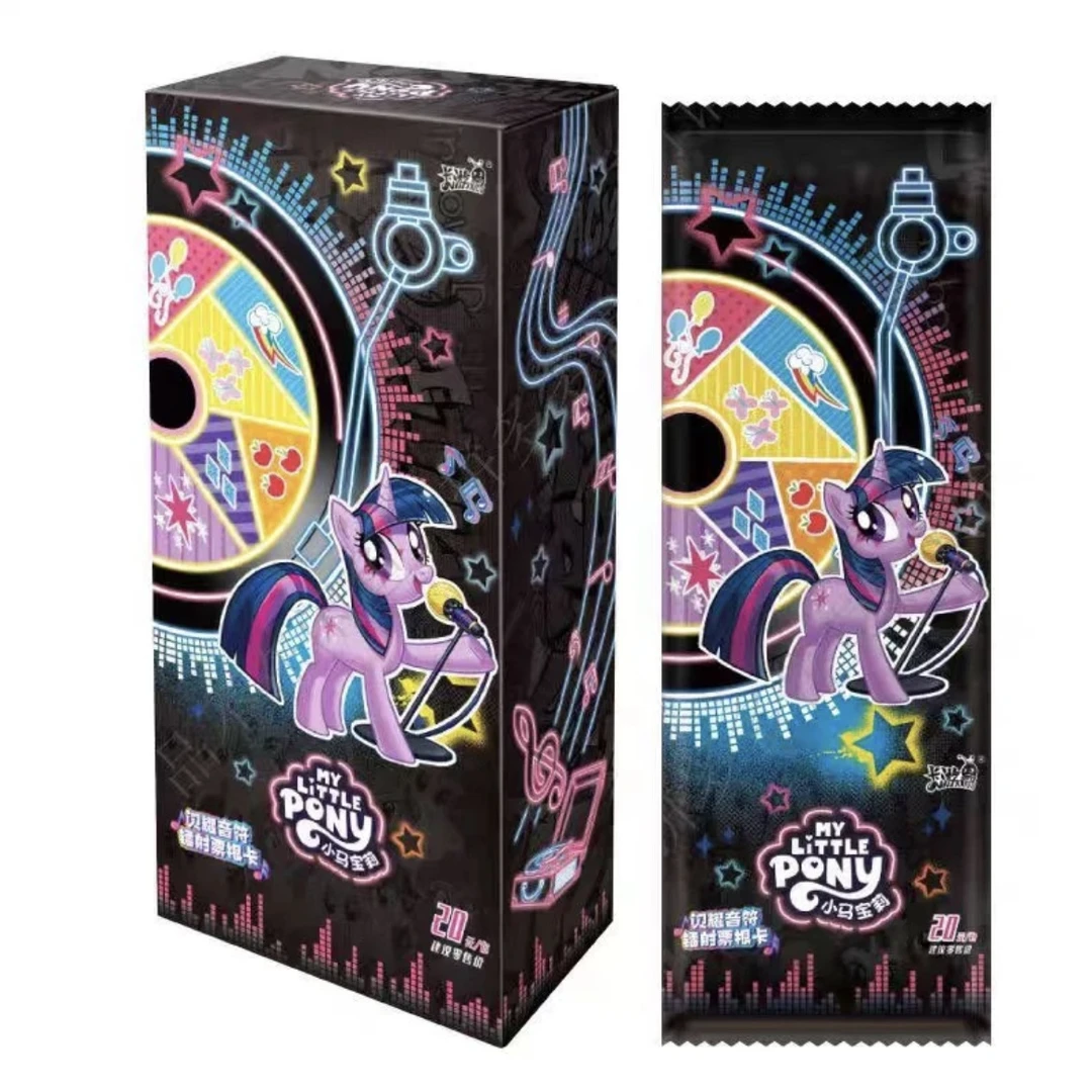 卡游【拆盒】小马宝莉闪耀音符镭射票根卡Soul Beat盲盒收藏