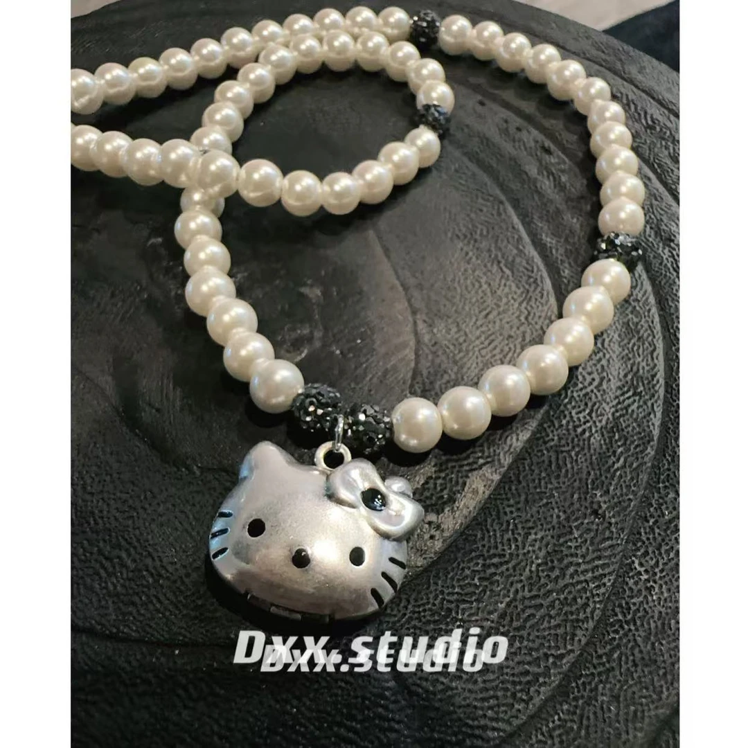 铜合金仿珍珠项链 DXX小晰饰品-新品-【Kitty】项链41385