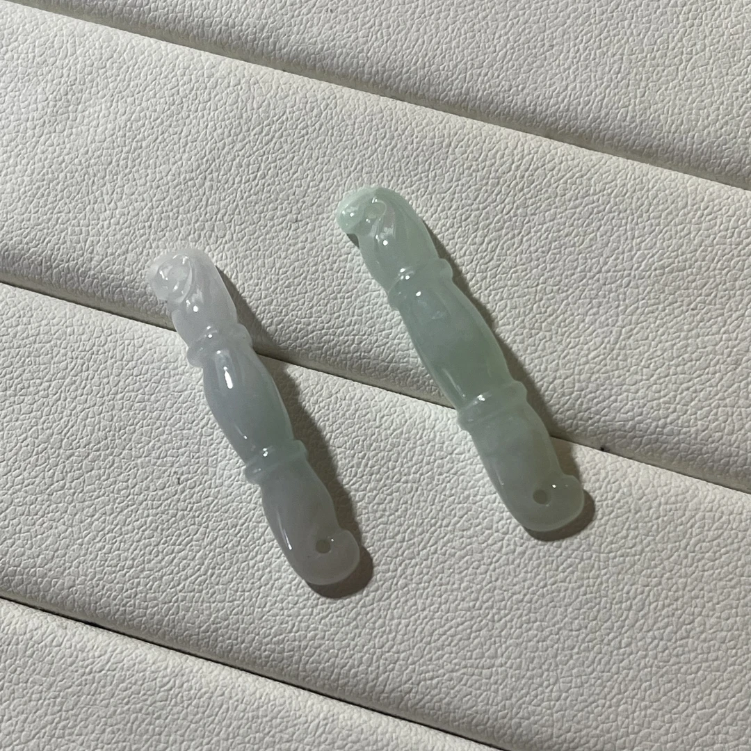 天然缅甸翡翠A货竹节