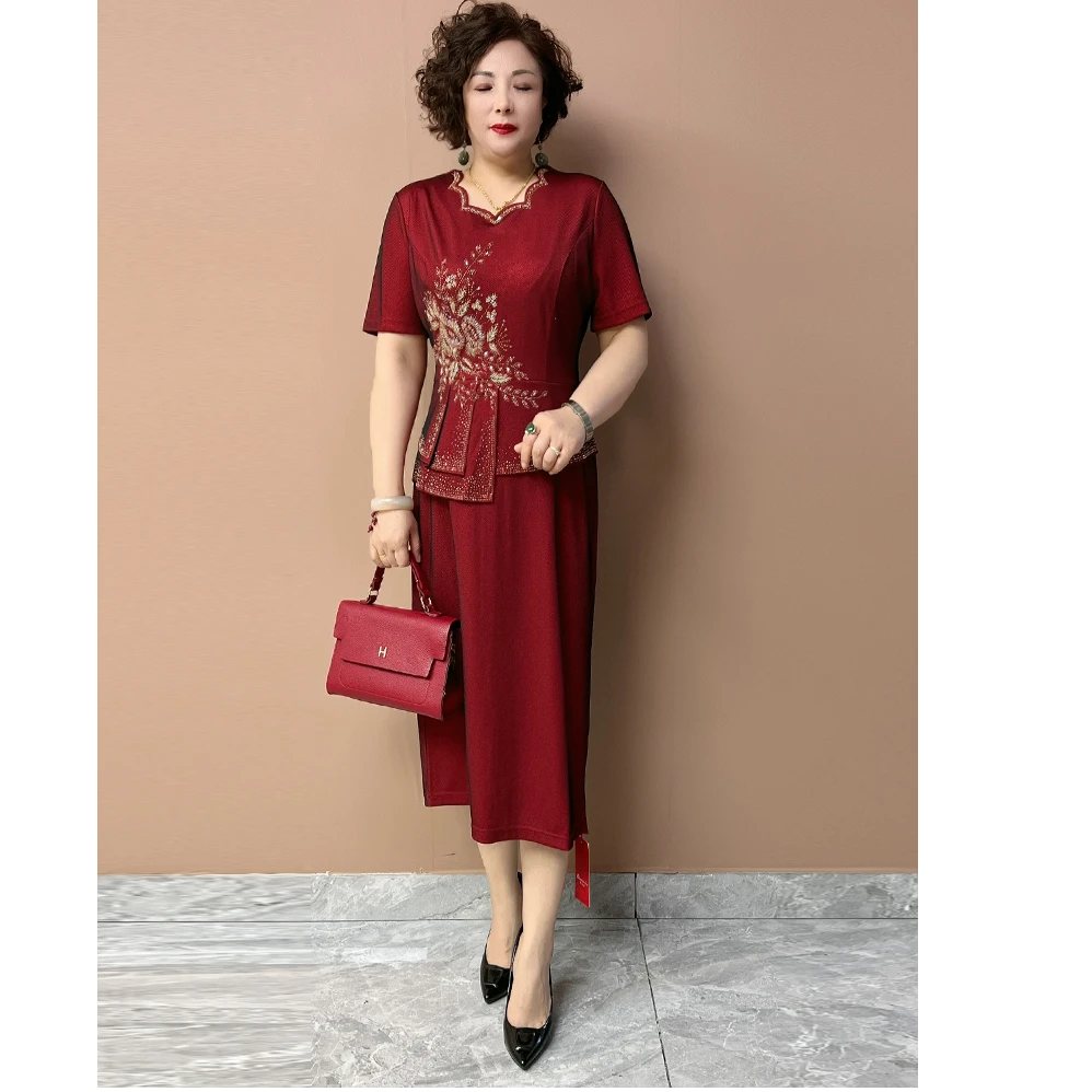 气质妈妈装婚宴礼服结婚喜服喜婆婆