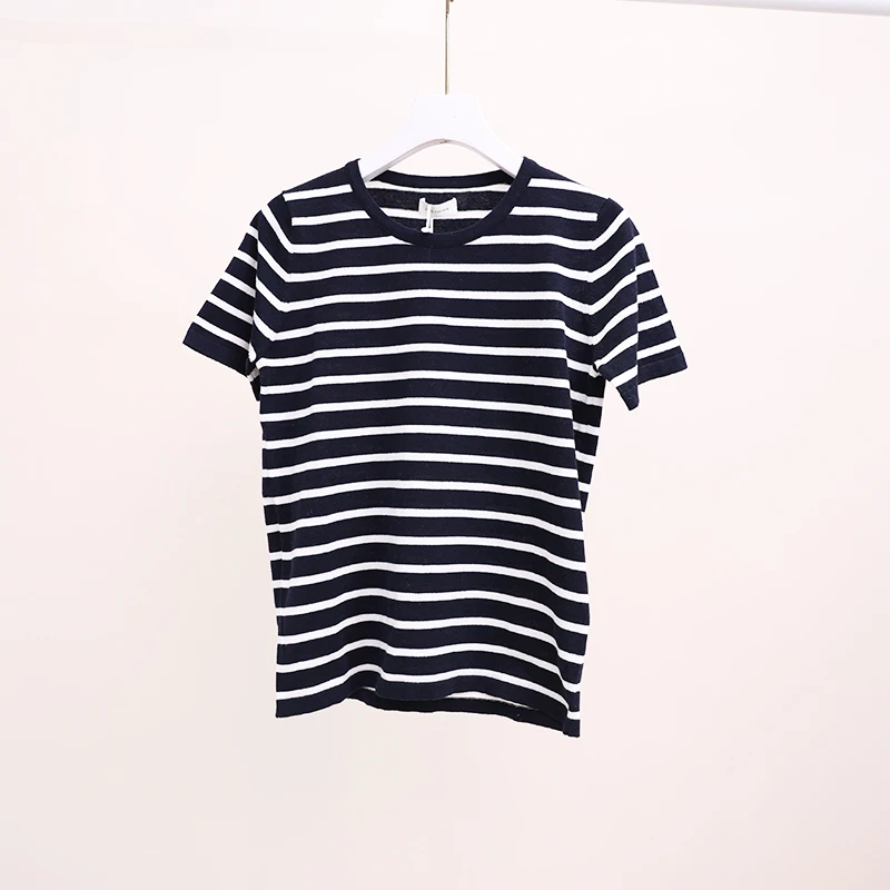 Z.blues【百搭夏季圆领】双色条纹打底外穿都可短袖T恤女YZDPYR2216