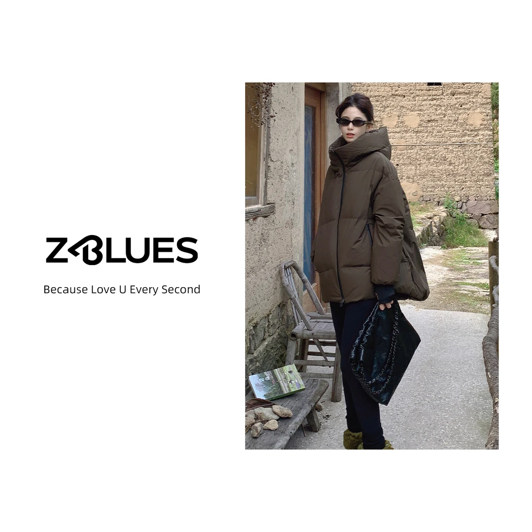 Z.blues【人生是旷野】意大利风格廓形街头鹅绒服YZXGW040