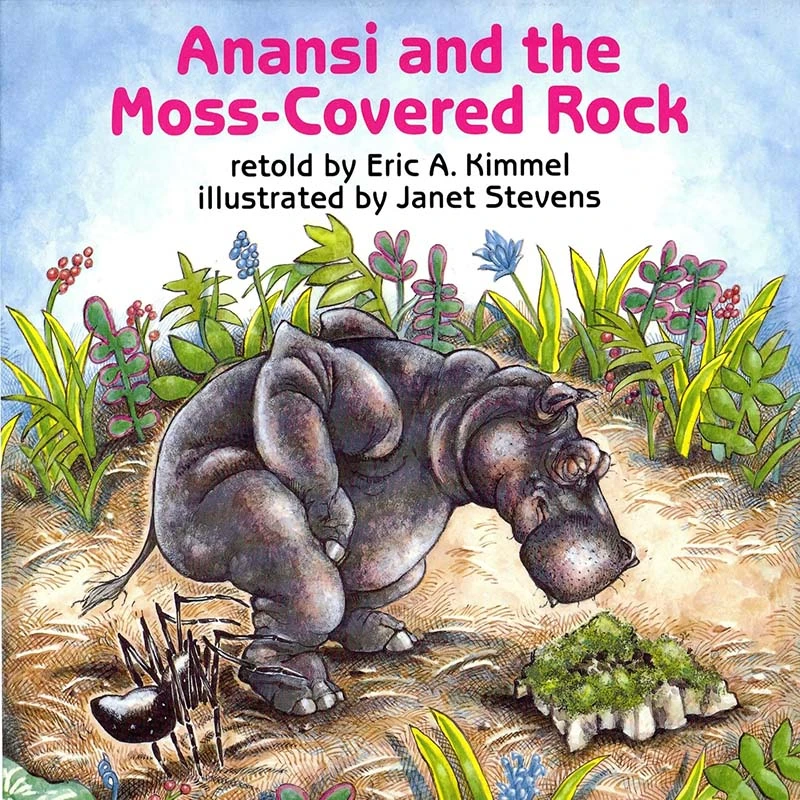 【微瑕】Anansi and the Moss-Covered Rock  原版书