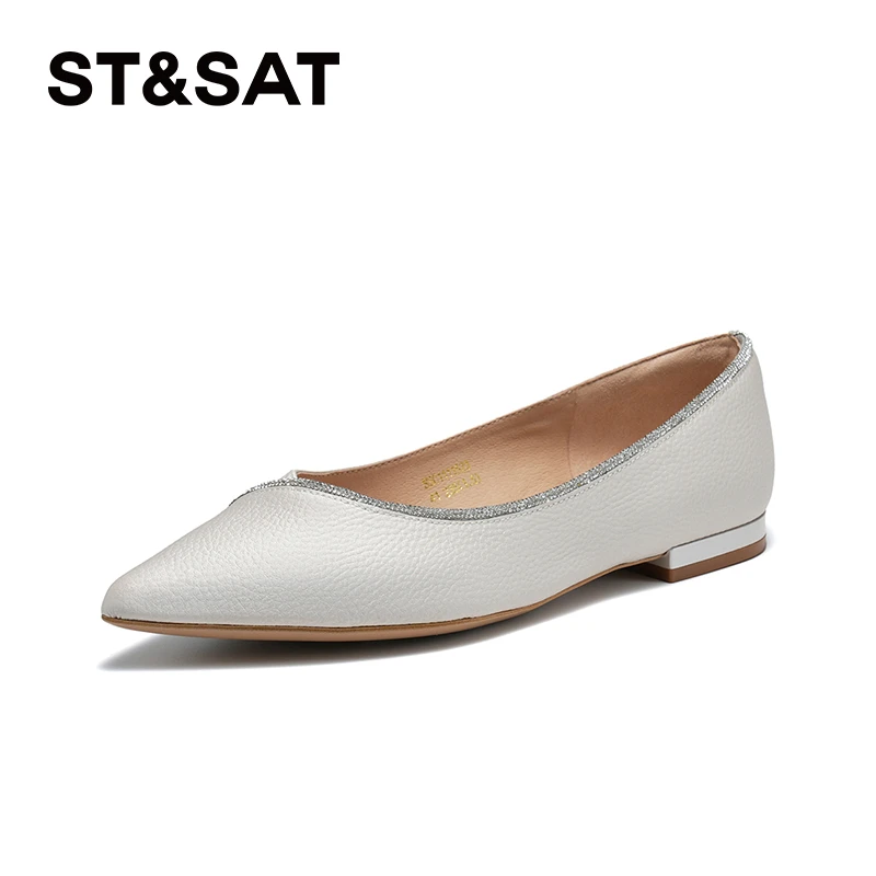 星期六时尚浅口单鞋春季新款低跟黑色女鞋SSC1111523