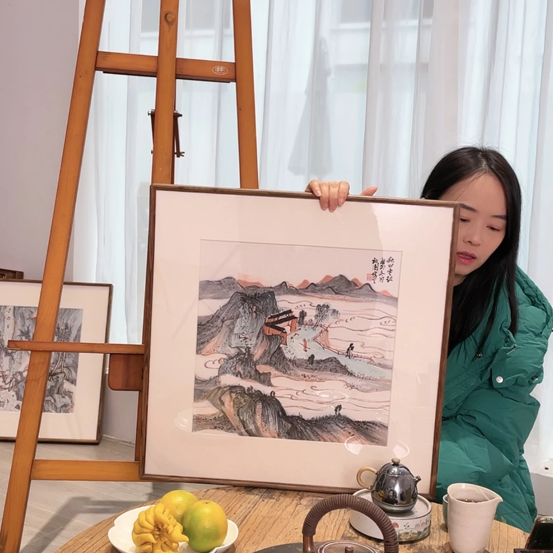 【闪购商品】书法周家林精品带框