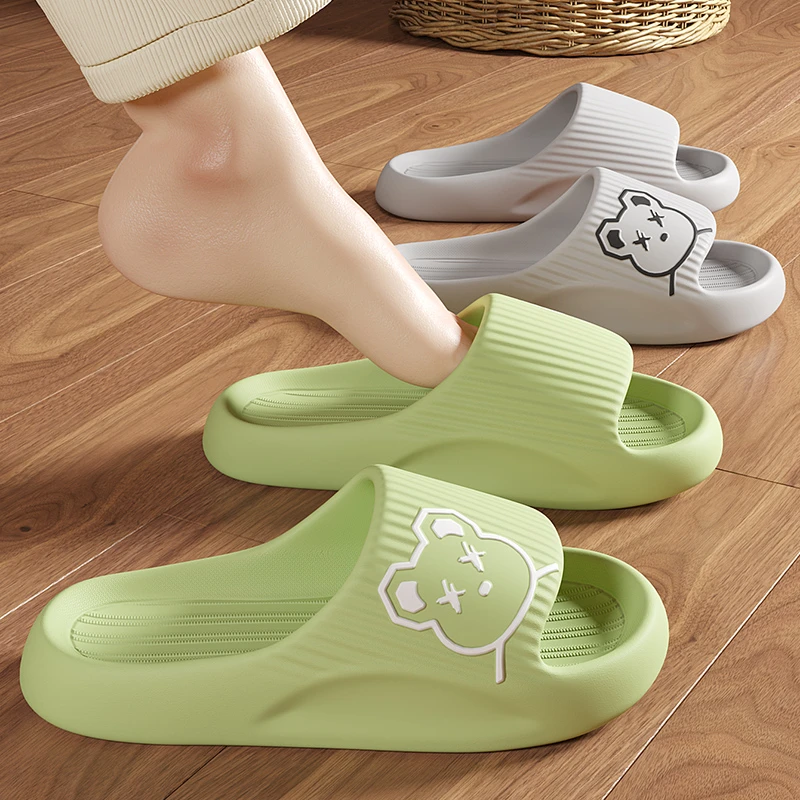 踩屎感拖鞋女夏季外穿2025新款浴室洗澡防滑室内家居eva厚底凉拖