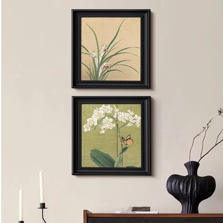 【东方画廊】中古风挂画法式复古装饰画客厅高级感玄关斗柜壁画