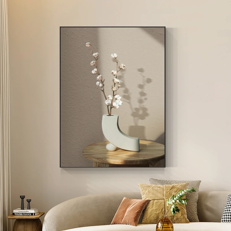 【画为峰】侘寂风客厅玄关装饰画简约沙发背景墙餐厅挂画卧室壁画