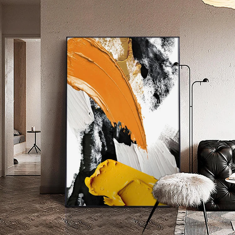 【东方画廊】现代抽象轻奢艺术大幅装饰画客厅沙发背景墙玄关画