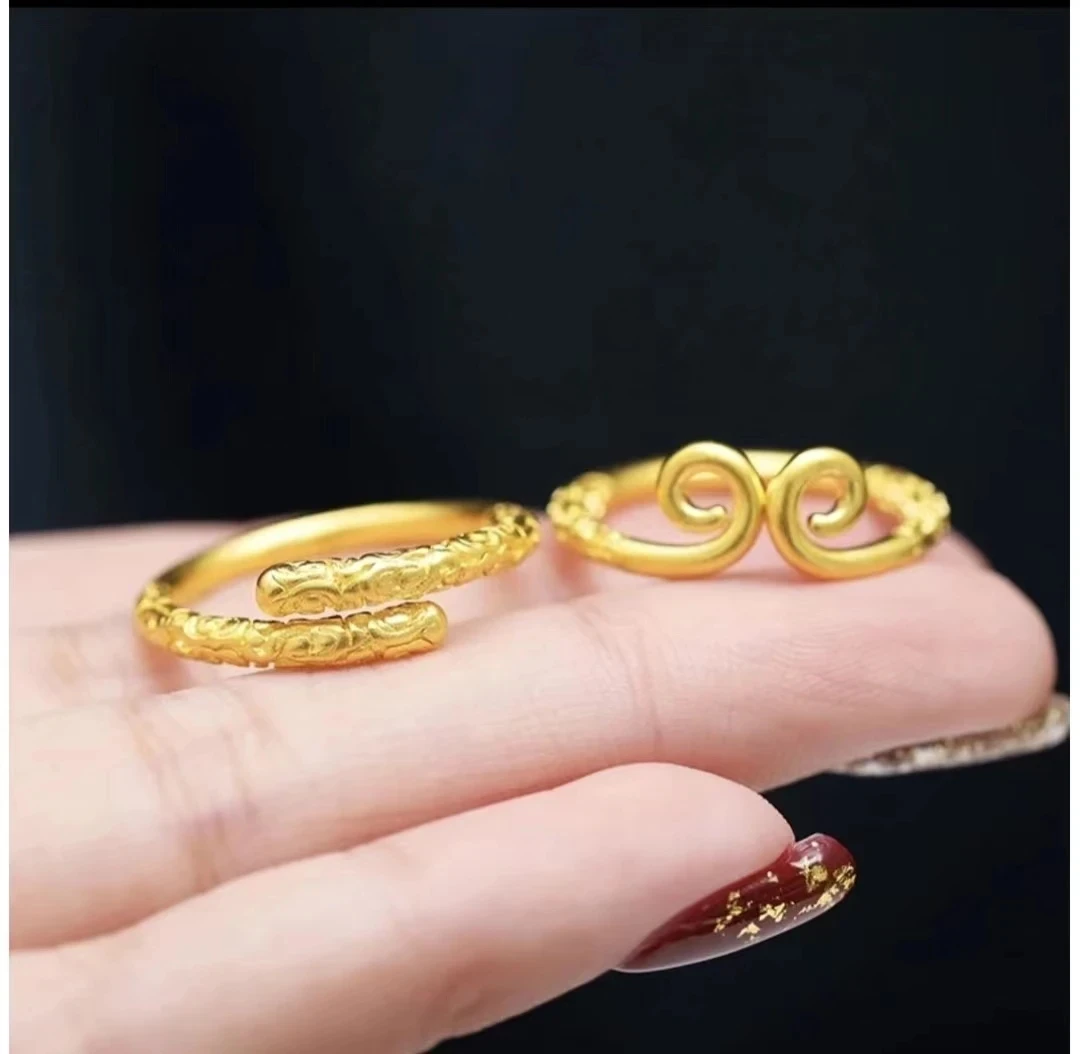 合金戒指 金箍棒情侣紧箍咒对戒首饰指环饰品