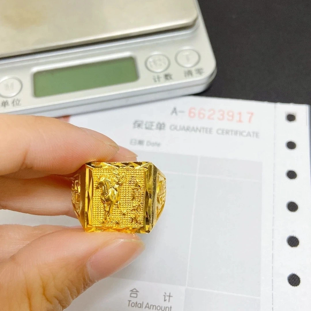 铜合金戒指 马到成功时尚戒指