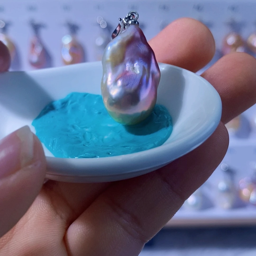 淡水珍珠颈饰合金