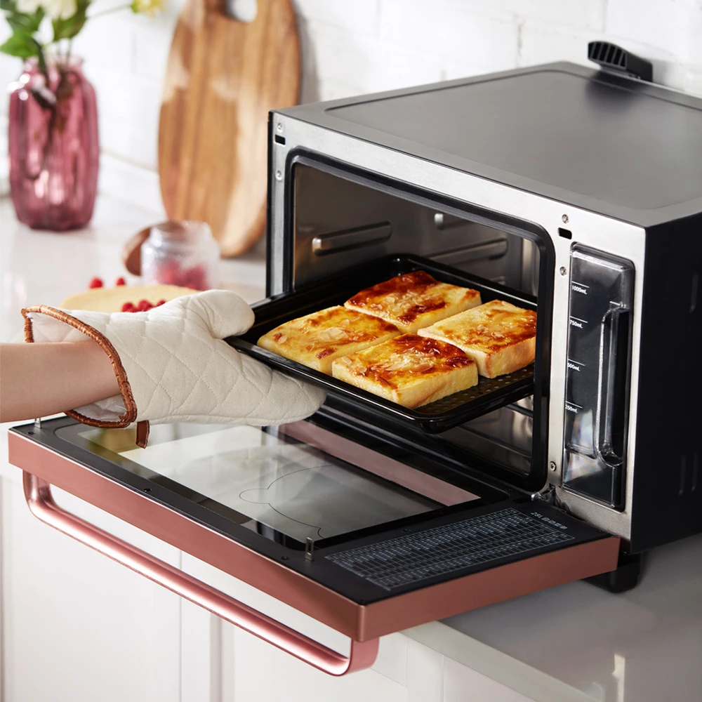 【新疆包邮】小熊电烤箱台式电蒸烤箱家用一体机电蒸箱28升蒸烘烤