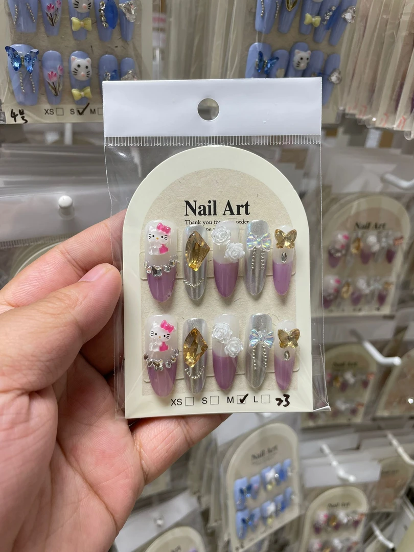 【两单包邮】A05公主请下单 纯手工穿戴甲 默认微瑕