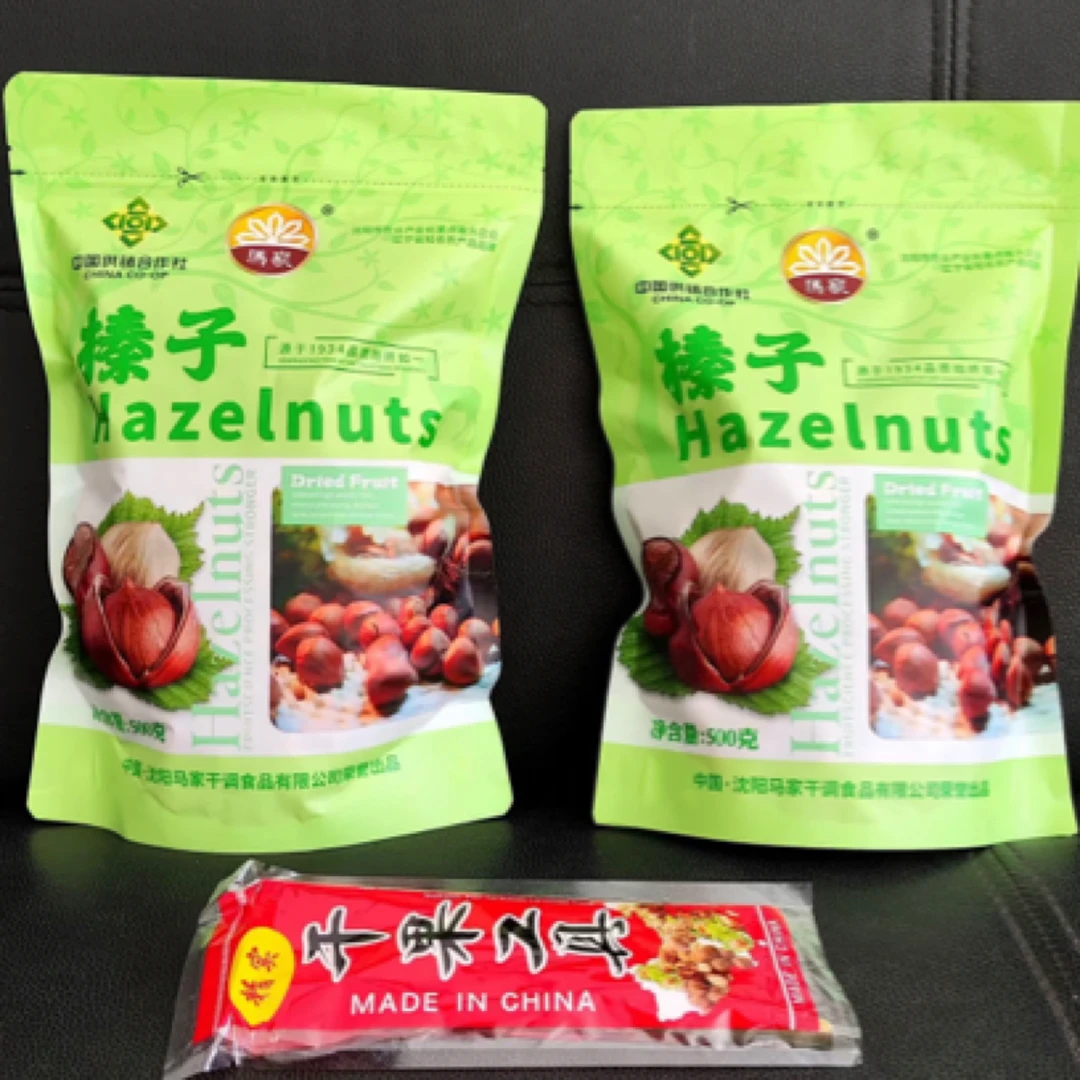 马家  达维大榛子500g送开口器