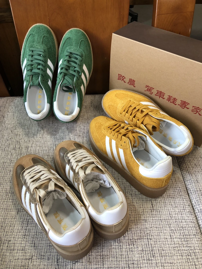 欧农驾车鞋G322#新款头层牛皮德训女鞋阿甘休闲鞋