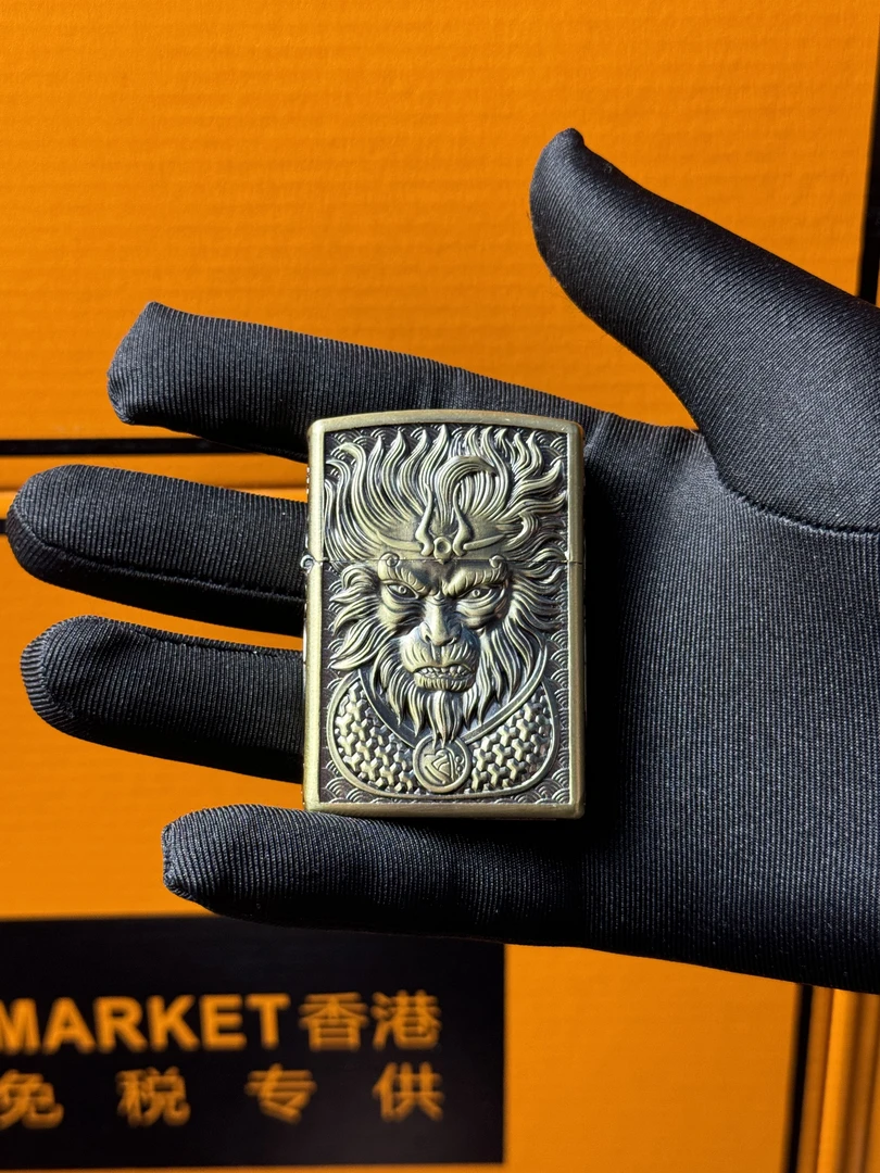 齐天大圣青铜金属浮雕ZK30-1复古防风煤油打火机101（不带油）