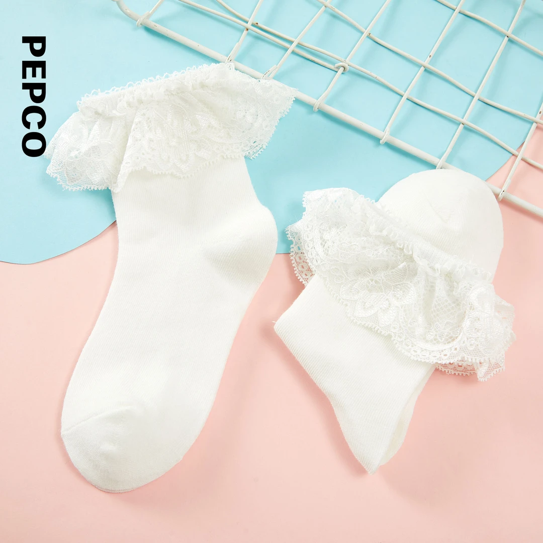 小猪班纳儿童袜子女童舞蹈公主袜透气儿童袜 (两双装）822430405